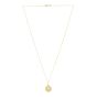 14K Round North Star Talisman Pendant 