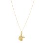 14K Medium Horse Head Pendant 