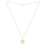 14K Horse & Horseshoe Pendant 