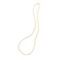 14K 5mm Pearl & Lite Paperclip Necklace