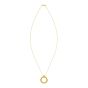 14K Interlocking DC Trinity Necklace