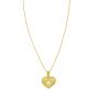 14K Radiating Heart Necklace