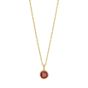 14K Garnet Birthstone Pendant