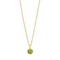 14K Peridot Birthstone Pendant