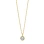 14K Aquamarine Birthstone Pendant