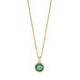 14K Created Emerald Birthstone Pendant