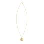 14K Diamond Vann&egrave;rie Coin Pendant