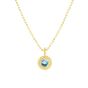 14K Prosecco Gemstone Pendant