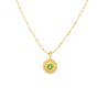 14K Prosecco Gemstone Pendant