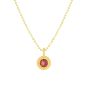 14K Prosecco Gemstone Pendant