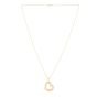 14K Gold Prosecco Heart Pendant