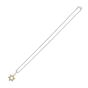 Silver & 18K Gold Men's Star Of David Necklace