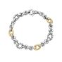 Silver & 18K Gold Infinity Cable Chain