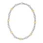 Silver & 18K Gold Infinity Cable Chain