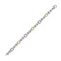 Silver & 18K Gold Infinity Cable Chain