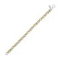 Silver & 18K Double Paperclip Bracelet