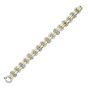 Silver & 18K Roma Cobblestone Link Bracelet