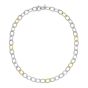 Silver & 18K Milano Link Necklace