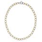 Silver & 18K Lucida Classic Oval Link Necklace