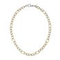Silver & 18K Lucida Five & One Paperclip Link Necklace