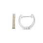 Silver & 18K Gold Prosecco Huggie Earrings