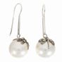 Silver & 18K Dragonfly Earring