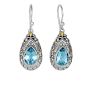 Silver & 18K Dragonfly Earring