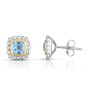 Sterling Silver & 18K Gold Quadra Prosecco Studs