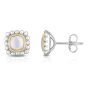 Sterling Silver & 18K Gold Quadra Prosecco Studs