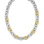 Silver & 18K XL Rolo Chain