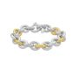 Silver & 18K XL Rolo Chain