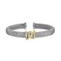 Sterling Silver & 18K Gold Prosecco Diamond Tally Bangle