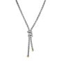 Sterling Silver & 18K Gold Prosecco Tally Diamond Necklace