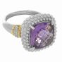 Silver & 18K Prosecco Ring