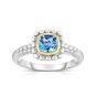 Sterling Silver & 18K Gold Quadra Prosecco Ring