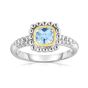 Sterling Silver & 18K Gold Quadra Popcorn Ring