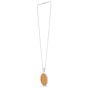 Silver & 18K Prosecco Tigers Eye Medallion