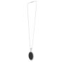 Silver & 18K Prosecco Onyx Medallion