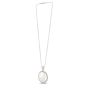 Silver & 18K Prosecco MOP Medallion