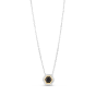 Silver & 18K Onyx Prosecco Hexagon Necklace