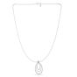 Silver & 18K Diamond Prosecco Glamour Pendant