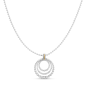 Silver & 18K Diamond Prosecco Glamour Pendant