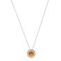 Sterling Silver & 18K Gold Prosecco Birthstone Pendant