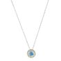 Sterling Silver & 18K Gold Prosecco Birthstone Pendant