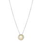 Sterling Silver & 18K Gold Prosecco Birthstone Pendant