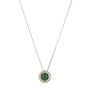 Sterling Silver & 18K Gold Prosecco Birthstone Pendant