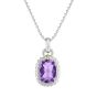 Sterling Silver & 18K Gold Large Gemstone Pendant