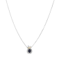Silver & 18K Prosecco Love Knot Birthstone Necklace