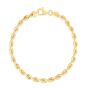 14K 4.3mm Silk Rope Chain