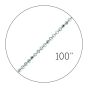 14K 100" 1.1mm Diamond Cut Bead Spool Chain